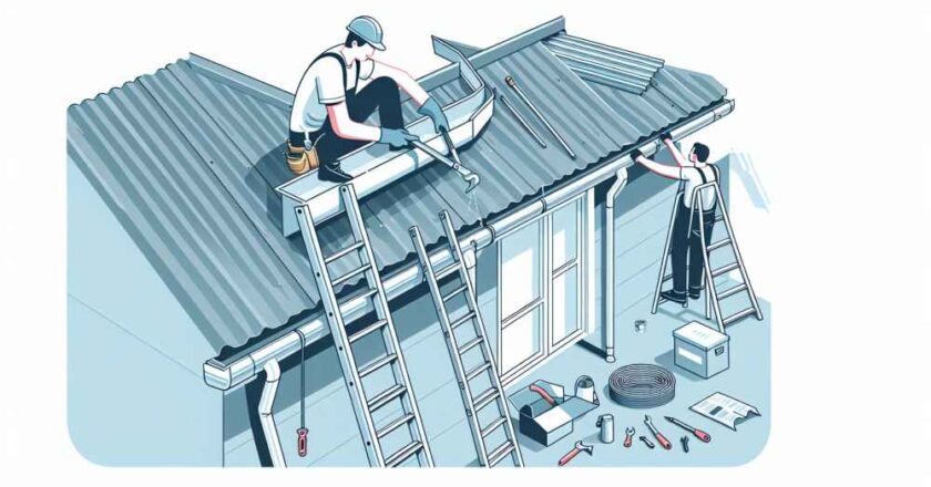 Montaż rynny na blasze trapezowej – praktyczny przewodnik