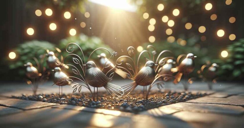 Metalowe ptaki do ogrodu: wybierz, sprawdź efekt i zaskocz sąsiadów